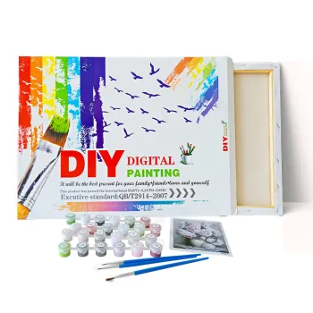 Numbers Scenery 5D Painting by Numbers for Kids