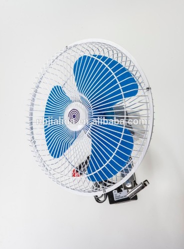 New item 12 V or 24V car oscillating fan 10" inch