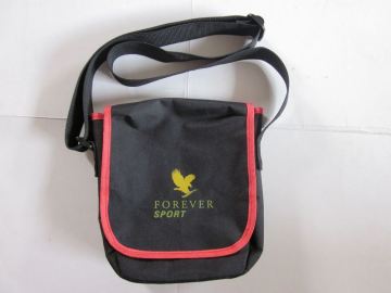 Eco Reusable Gift Small Black Unisex Messenger Bag