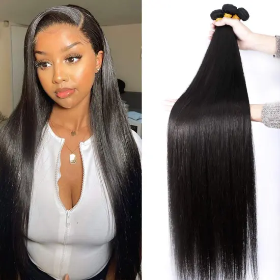 10A Unprocessed Raw Virgin Bulk Human Hair Wholesale Natural Peruvian Hairs Bundles Bone Straight Human Hair Extensions Vendors