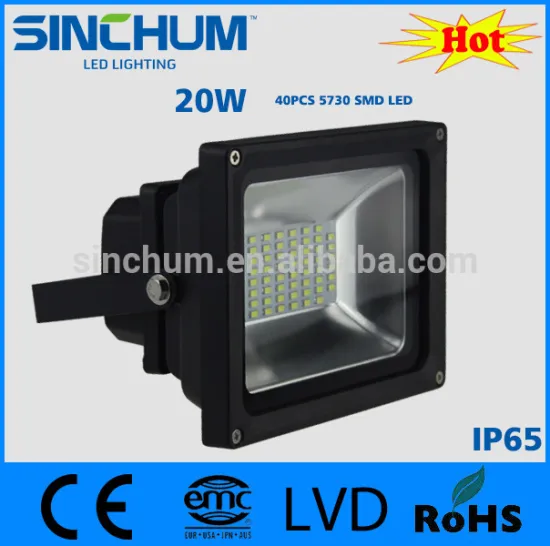 High quality 5730 SMD 20W led flood light withi high lumen efficiency and good heat dissipation