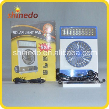 multifunction solar flashlight with fan for garden