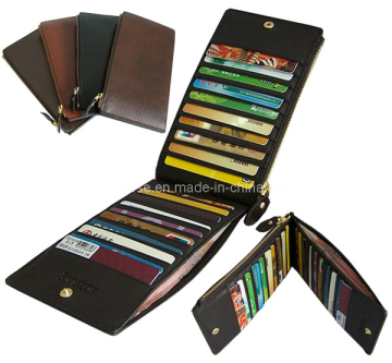 Leather Multifunction Credit Carad Holder (JJ-L-WALLET01)