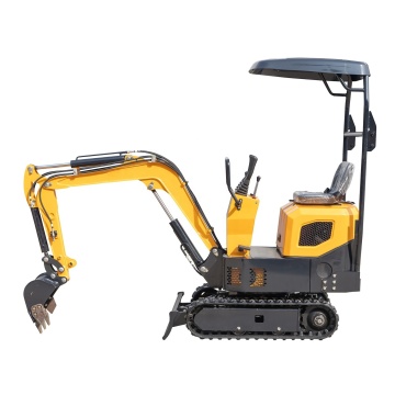 1 Ton Crawl Mini Excavator with Hydraulic System and Accessories for Home Use