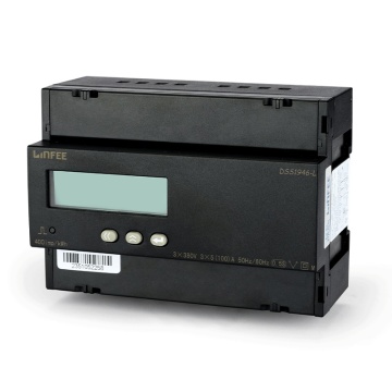 Three-Phase Din Rail Energy Meter Power Monitoring Tools