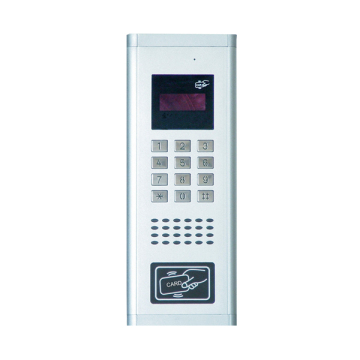 Audio Outdoor Station with Aluminum Alloy Panel