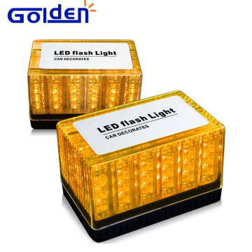 48 LED traffic light auto police magnetic roof flash strobe emergency beacon