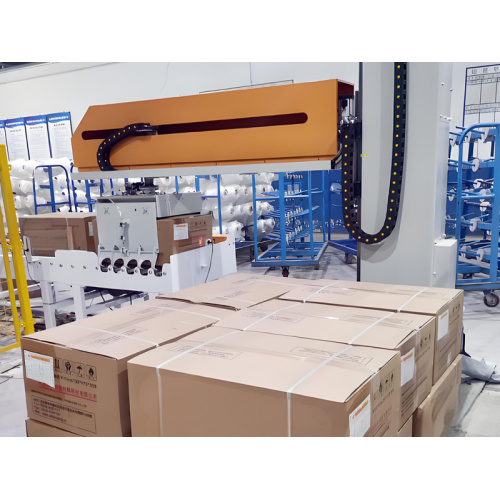 מכונת משטחים אוטומטית למארזים