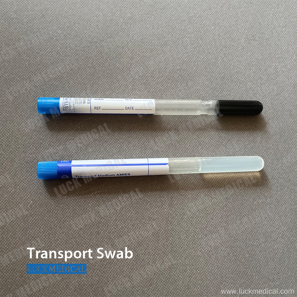 Transport Gel Swab Amies/Stuart with Charcoal