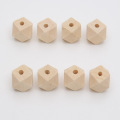 DIY Wood Beads Octagonal Faceted Beads10x10MM