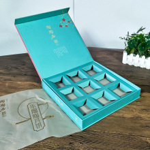 Benutzerdefinierte gedruckte Mooncake -Box mit Papierstempel Schnitt