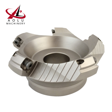 KM12 45 Degree Chamfer Indexable Shell Mill Face Milling Cutter for SEHT1204 Inserts (Aluminum, KM12-80-27-5T)