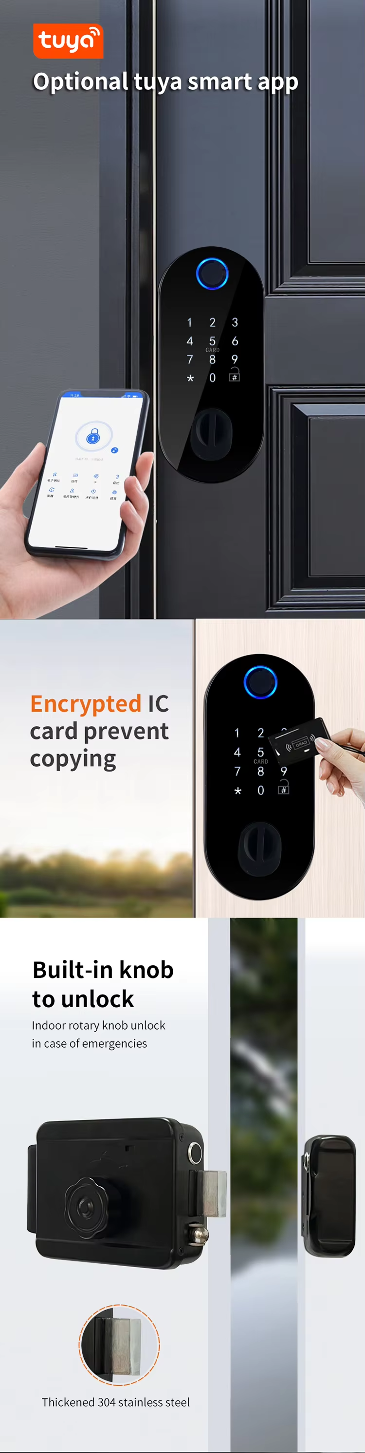 41 Fingerprint outdoor lock