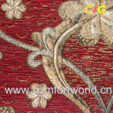 jacquard chenille upholstery fabric