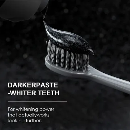 Private Label Charcoal Teeth Whitening Bamboo Toothpaste