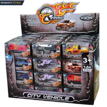 1:64 Scale Police Alloy Metal Die Cast Car - Affordable and Free Wheeling New Arrival