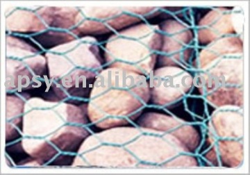 stone cage mesh/gabion box/hexagonal wire mesh cage/manufactory