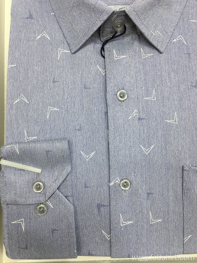 Cotton Yarn Dyed Business Shirt