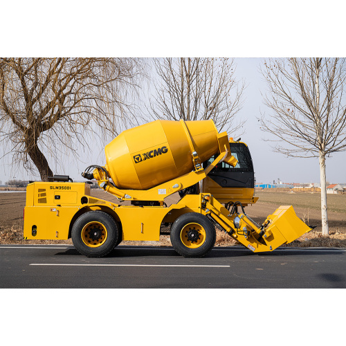XCMG 3 Cubic Meter Mini Concrete Mixer Truck with Pump