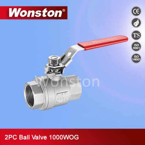 Two Piece Ball Valve Light Type 1000wog