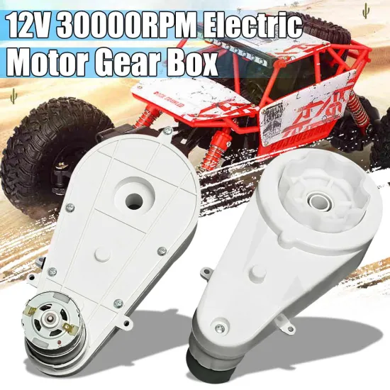2 Pcs 550 Universal Electric Car Motor Gear Box 12V 30000RPM For Kids Electric Bike Bicycle Electric Motor