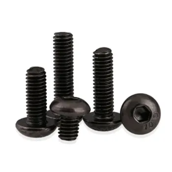 Made in China: DIN 7991 Black Oxide Carbon Steel Hex Socket Flat Head Machine Screws - Large Flat Head