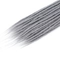 1B GRAU Dreadlock-Erweiterungen mit Farbverlauf