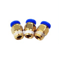 HIGH QUALITY 30pcs BSPT PC8-02, 8mm to 1/4' Pneumatic Connectors male straight one-touch fittings