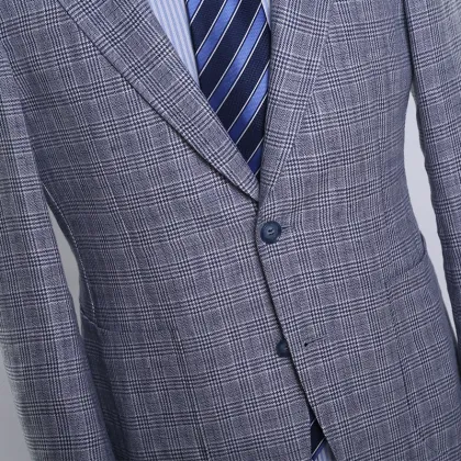 Sell Well Hand made bespoke business man suit wholesale mens groom wedding suit jackets