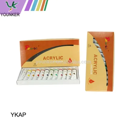 Professional Paints DIY Paint on Canvas, Wood, Glass Acrylic Paint Set