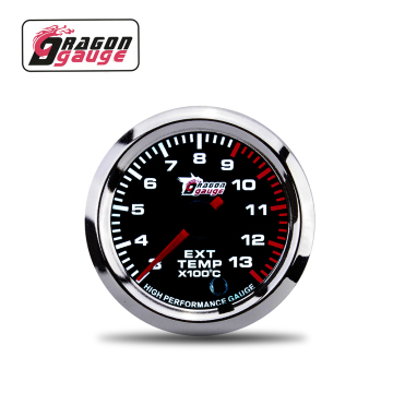 DRAGON GAUGE 2 inch 52mm Needle Exhaust Gas Temperature Gauge with EGT Sensor (5049)