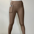 Pantalon à cheval de balade marron polyester