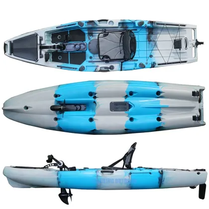 Professional Pedal Drive Fishing Kayak - Single Plastic Mar Boats