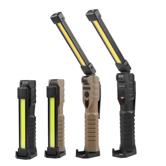Portable USB Rechargeable COB Inspection Light - 5 Modes LED Work Light with Magnetic Base