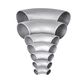 Customized GR7 Titanium Alloy Elbow for Pipeline Connection