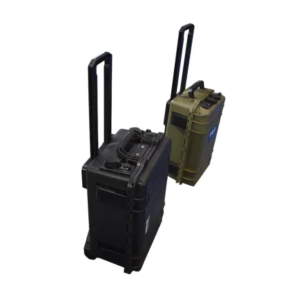New Energy Solar Trolley Case: Portable Charger and Power Bank Station