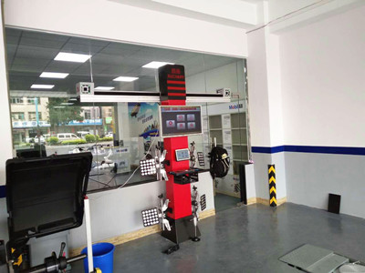 3D wheel alignment