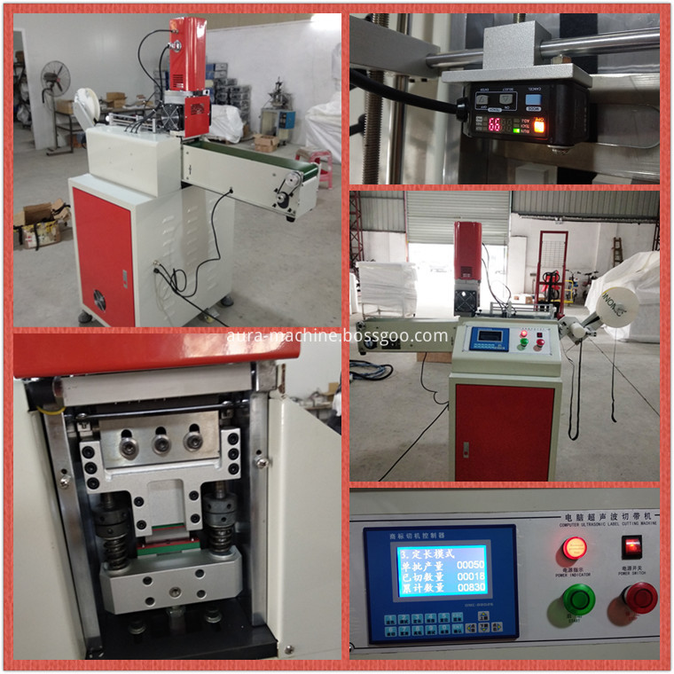 Ultrasonic label cutting machine