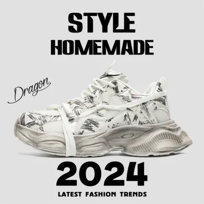 New Trendy Casual Shoes: Height-Enhancing, Breathable, and Comfortable for Men and Women