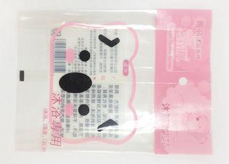 Printed Clear Colorful Flexible Packaging Bag ,  Back seal
