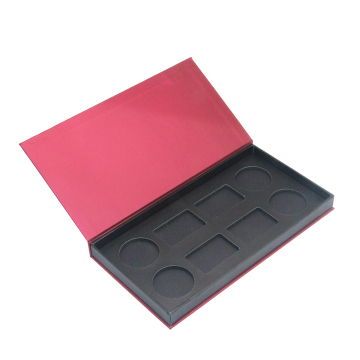 Red color face powder cardboard packaging
