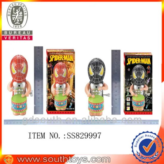 spider man rocking drum kid toy
