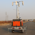 Mobile Diesel Lighting Tower Kubota light tower long working hours LED light Manufactory