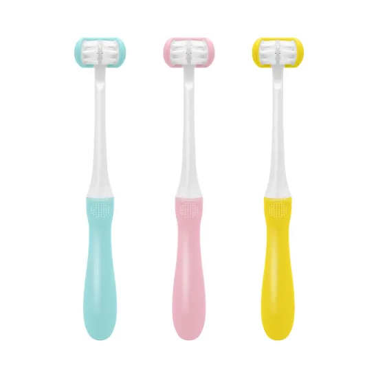 Three Sided Kids' Toothbrush: A Gentle Solution for Sensory Toothcare and Autism Needs