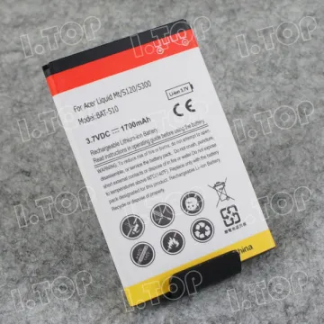 1700mAh BAT-510 Rechargeable Li-ion Battery For Acer S120 S300 Liquid Mt