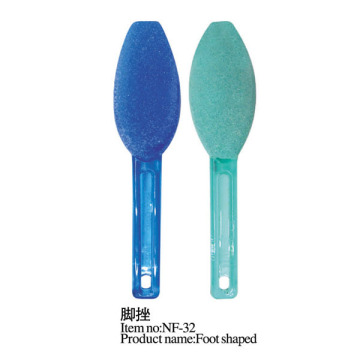 blue 2 sides handle plastic pedicure supplise pedicure foot file