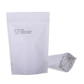 Wholesale Customized Reusable Japanese Tea Zipper Bag Stand