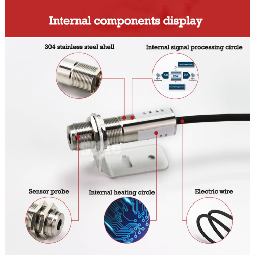 Small on-line compact fixed pyrometer -20C~800C (subsection)