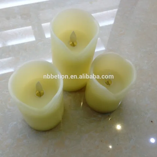 led flameless candles 3pcs led paraffin wax pillar candles led tea light candles for home led home wax candles