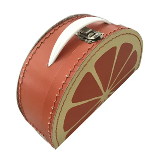 Unique Printing Semi-circle Suitcase Box